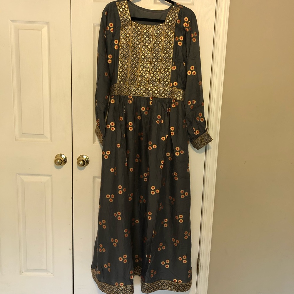 Afghan maxi dress